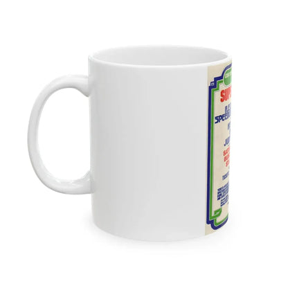 Ted Nugent (1977) (Music Poster) White Coffee Mug - Go Mug Yourself