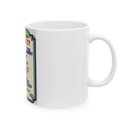 Ted Nugent (1977) (Music Poster) White Coffee Mug - Go Mug Yourself