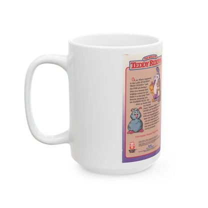 TEDDY RUXPIN THE FADED FOBS (VHS COVER) - White Coffee Mug-Go Mug Yourself