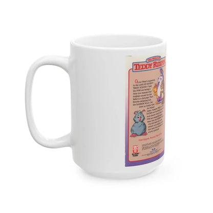 TEDDY RUXPIN THE FADED FOBS (VHS COVER) - White Coffee Mug - Go Mug Yourself