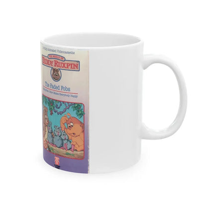 TEDDY RUXPIN THE FADED FOBS (VHS COVER) - White Coffee Mug - Go Mug Yourself