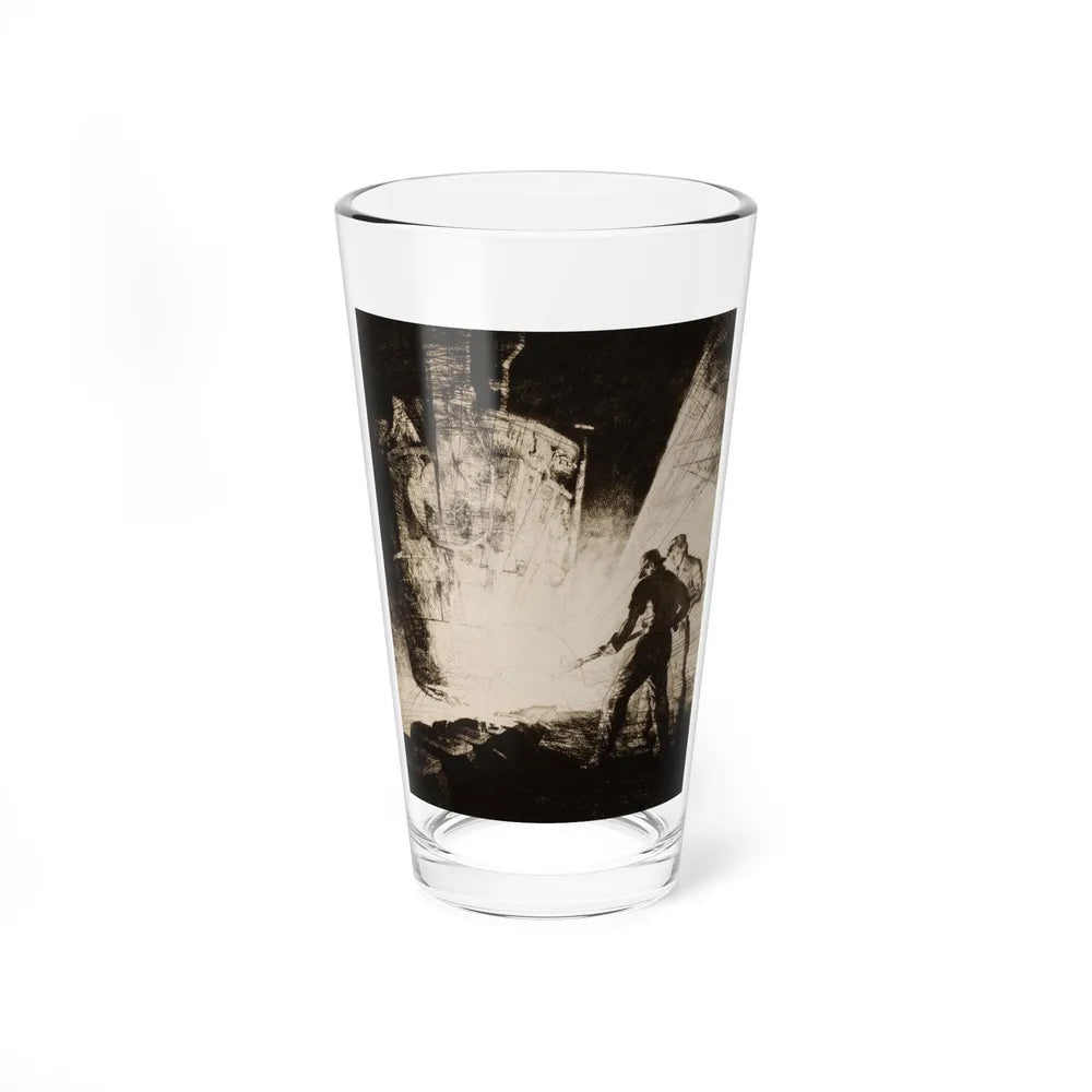 Teeming Ingots, 1935 (Magazine Illustration) Pint Glass 16oz-16oz-Go Mug Yourself