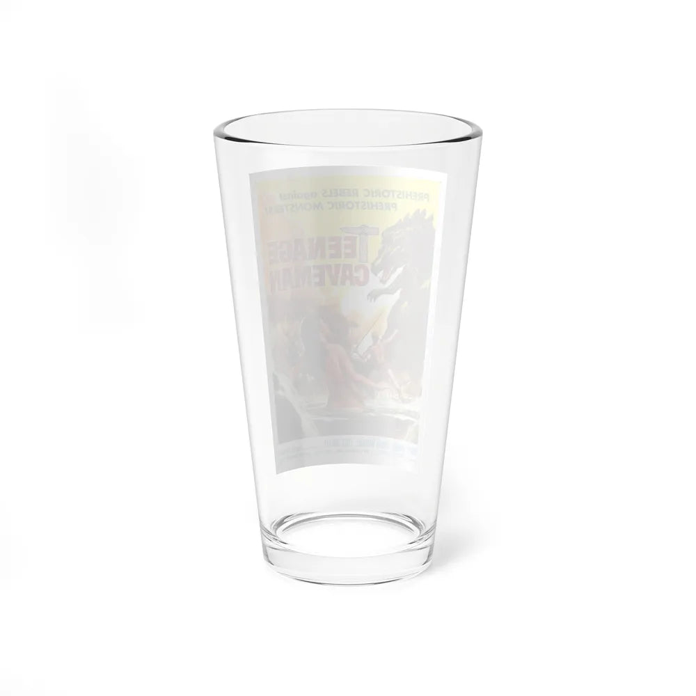 TEENAGE CAVEMAN 1958 Movie Poster - Pint Glass 16oz-Go Mug Yourself