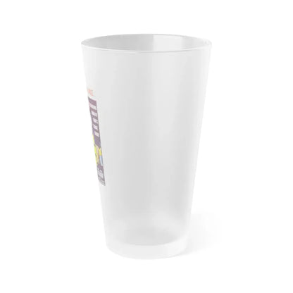 TEENAGE CRIME WAVE 1955 Movie Poster - Frosted Pint Glass 16oz - Go Mug Yourself
