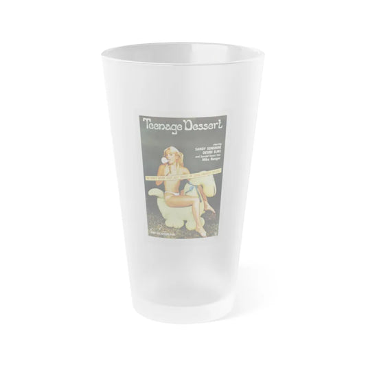 TEENAGE DESSERT 1976 Movie Poster - Frosted Pint Glass 16oz-Go Mug Yourself