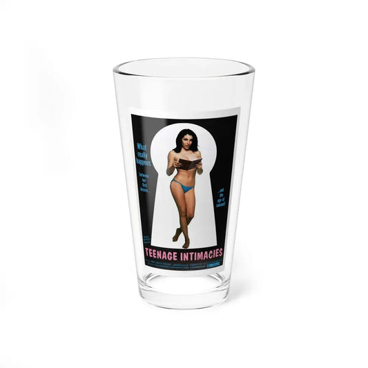 TEENAGE INTIMACIES 1973 Movie Poster - Pint Glass 16oz 16oz - Go Mug Yourself