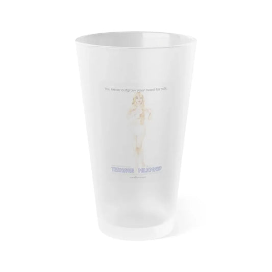 TEENAGE MILKMAID 1973 Movie Poster - Frosted Pint Glass 16oz Default Title - Go Mug Yourself