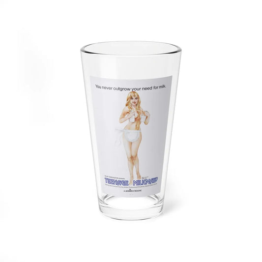 TEENAGE MILKMAID 1973 Movie Poster - Pint Glass 16oz-16oz-Go Mug Yourself