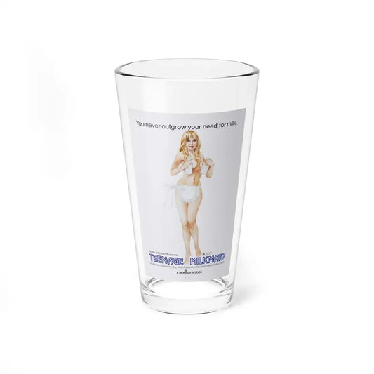 TEENAGE MILKMAID 1973 Movie Poster - Pint Glass 16oz 16oz - Go Mug Yourself