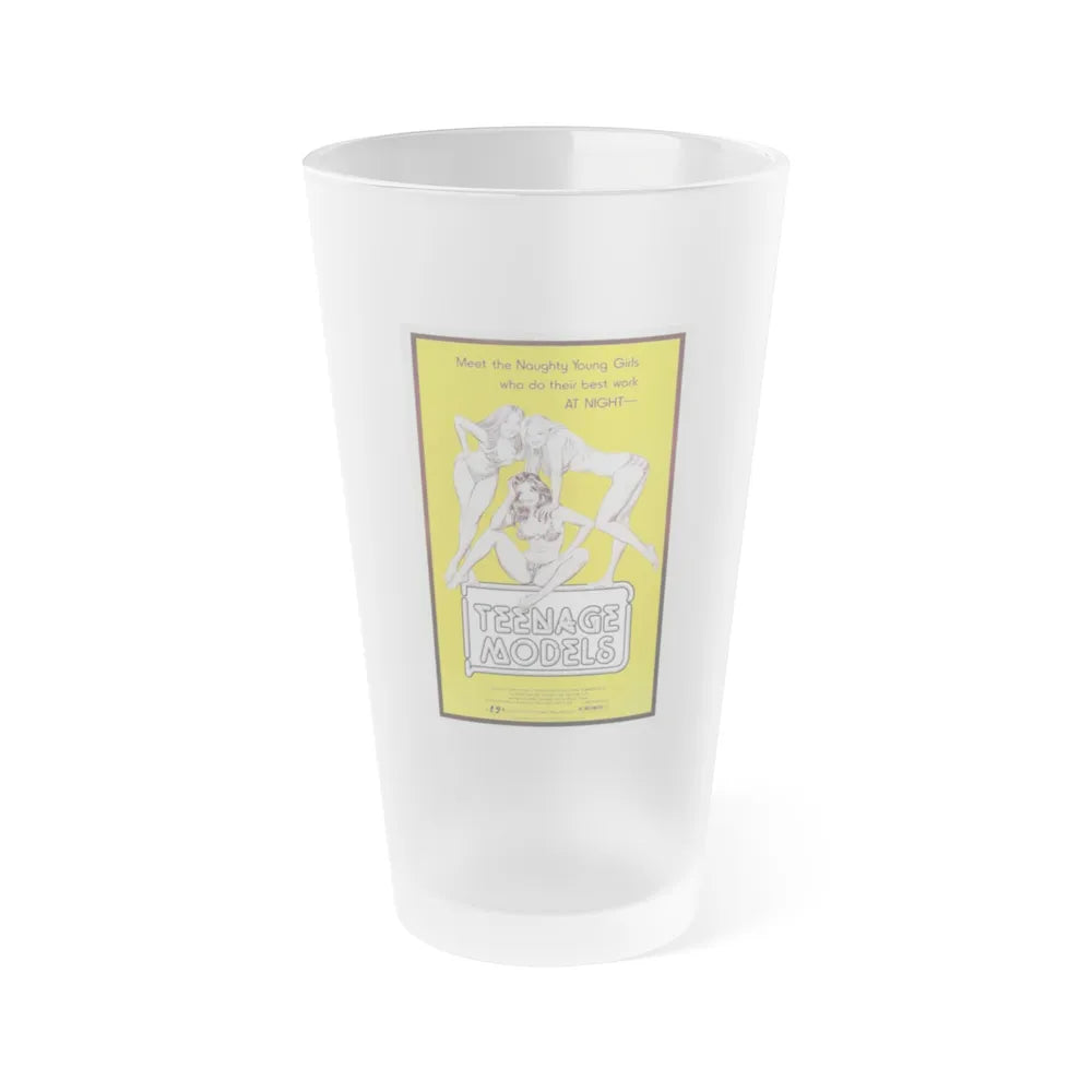 TEENAGE MODELS (GAME SHOW MODELS) 1977 Movie Poster - Frosted Pint Glass 16oz-Go Mug Yourself