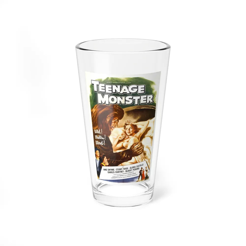 TEENAGE MONSTER 1957 Movie Poster - Pint Glass 16oz-16oz-Go Mug Yourself