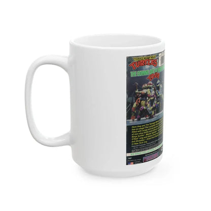 Teenage Mutant Ninja Turtles Coming Out Of Our Shells Tour (VHS COVER) - White Coffee Mug - Go Mug Yourself