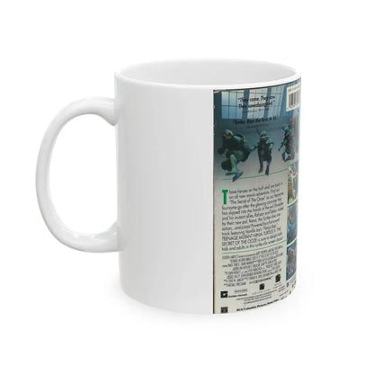 TEENAGE MUTANT NINJA TURTLES II THE SECRET OF THE OOZE (VHS COVER) - White Coffee Mug - Go Mug Yourself