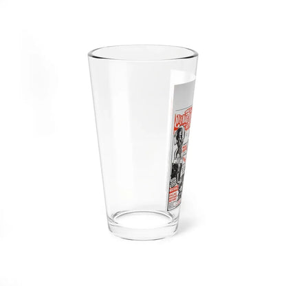 TEENAGE PSYCHO MEETS BLOODY MARY (INCREDIBLY STRANGE CREATURES...) 1963 Movie Poster - Pint Glass 16oz - Go Mug Yourself