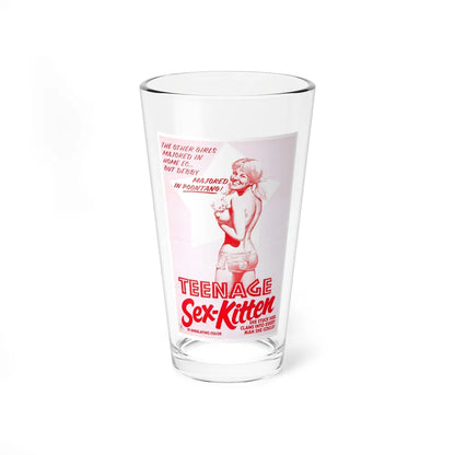 TEENAGE SEX-KITTEN 1975 Movie Poster - Pint Glass 16oz-16oz-Go Mug Yourself