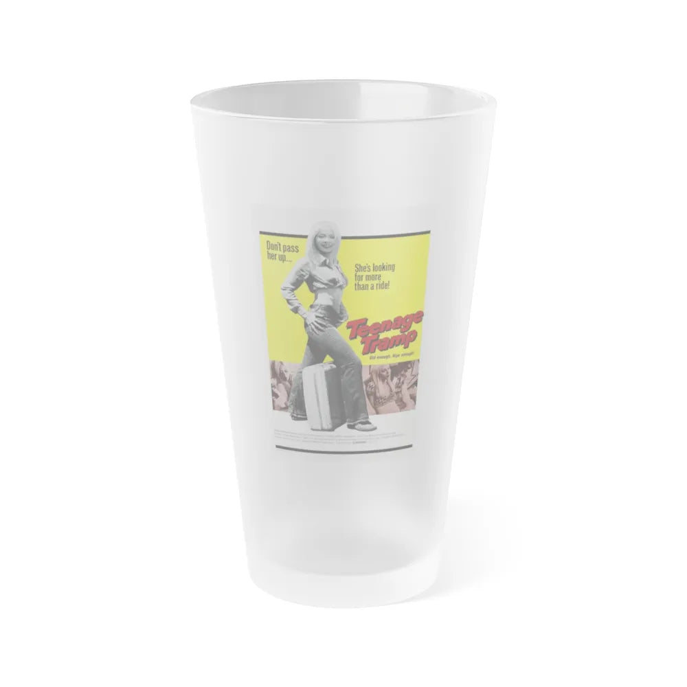 TEENAGE TRAMP 1973 Movie Poster - Frosted Pint Glass 16oz-Go Mug Yourself