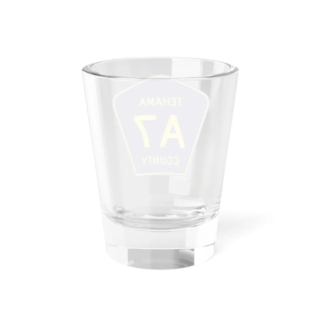 Tehama County A7 (California) (Road Sign) Shot Glass 1.5oz - Go Mug Yourself