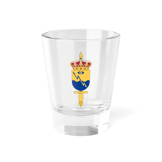 Telekrigsstödenheten vapen (Sweden) (Coat of Arms) Shot Glass 1.5oz 1.5oz - Go Mug Yourself