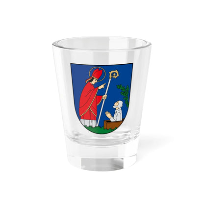 Telšiai COA (Lithuania) (Coat of Arms) Shot Glass 1.5oz 1.5oz - Go Mug Yourself