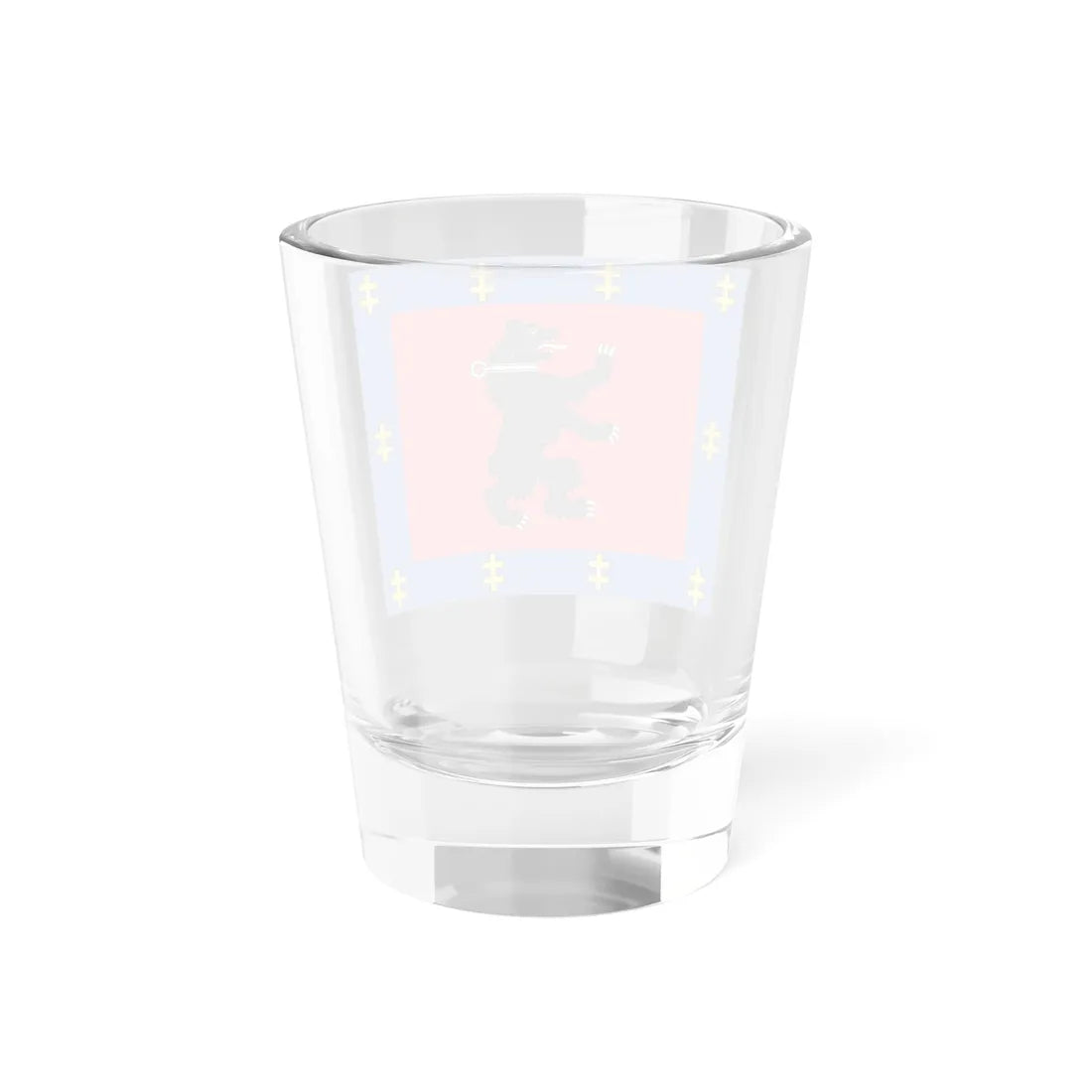 Telšiai County flag (Lithuania) Shot Glass 1.5oz - Go Mug Yourself