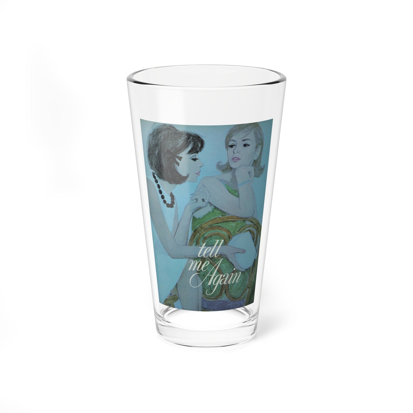 Tell me Again, Good Housekeeping, May 1964 (Magazine Illustration) Pint Glass 16oz-16oz-Go Mug Yourself