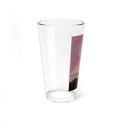 Tell Me No Lies, Silhouette Cover Background, 1984 - Pint Glass 16oz - Go Mug Yourself