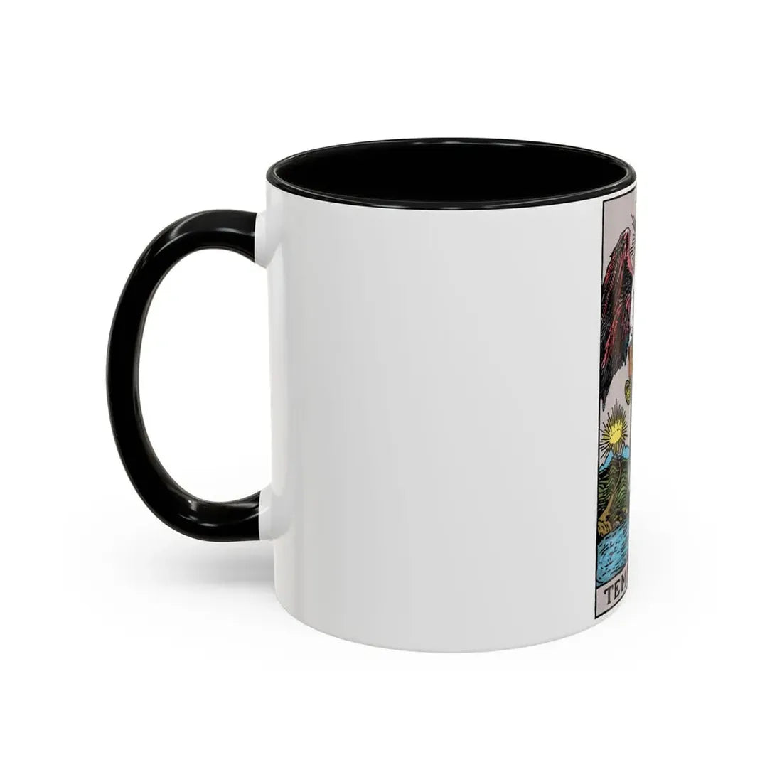 Temperance (Tarot Card) Accent Coffee Mug - Go Mug Yourself