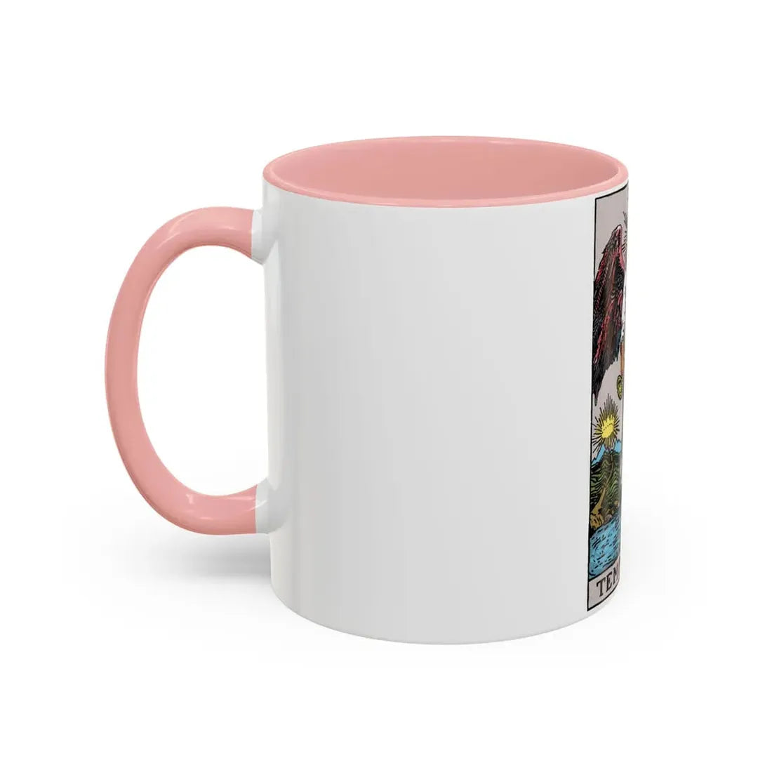 Temperance (Tarot Card) Accent Coffee Mug - Go Mug Yourself