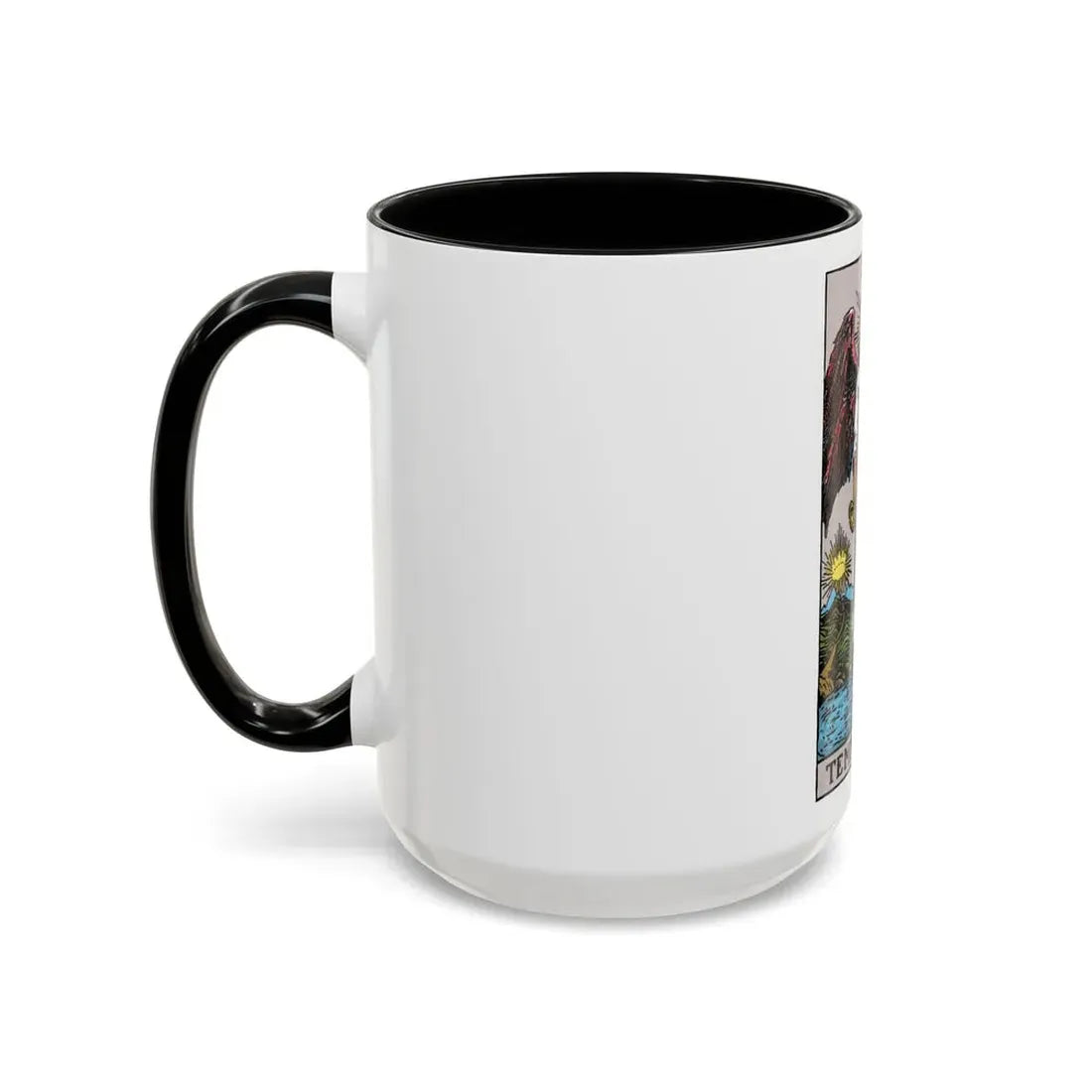 Temperance (Tarot Card) Accent Coffee Mug - Go Mug Yourself