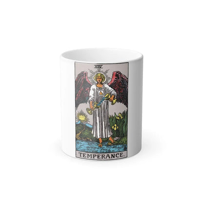 Temperance (Tarot Card) Color Changing Mug 11oz-11oz-Go Mug Yourself