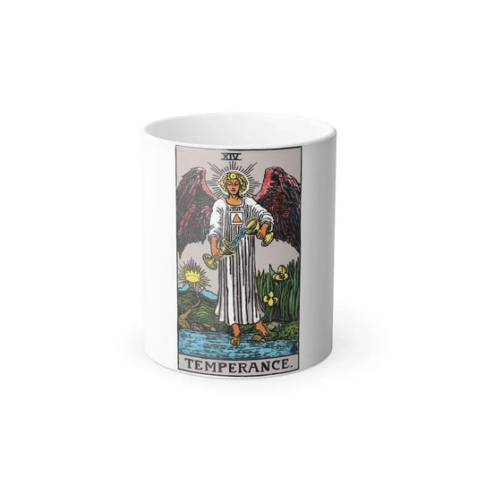 Temperance (Tarot Card) Color Changing Mug 11oz 11oz - Go Mug Yourself