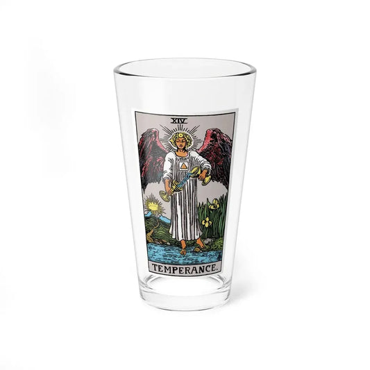 Temperance (Tarot Card) Pint Glass 16oz 16oz - Go Mug Yourself