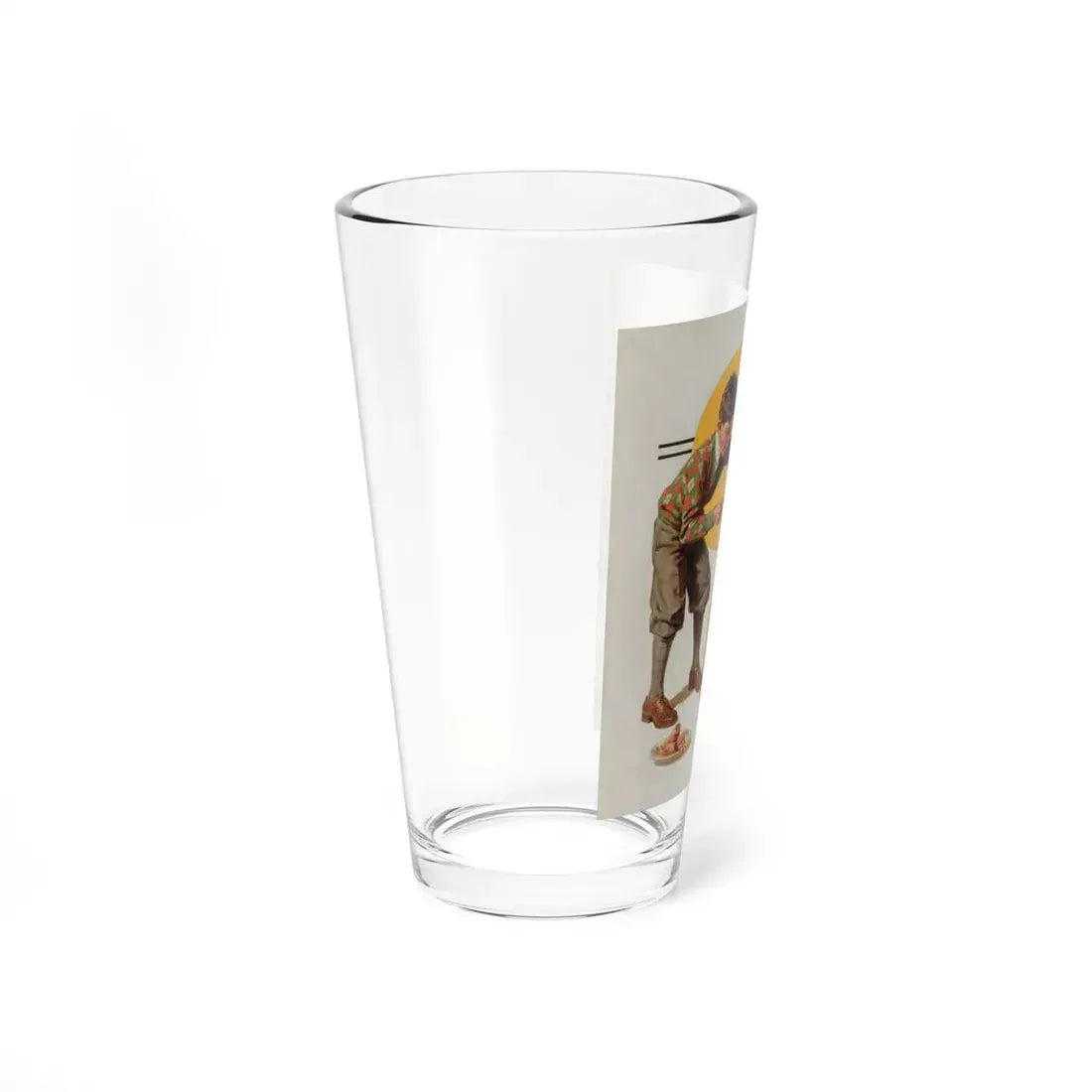 Tempting Fido, Saturday Evening Post cover cover, July 11, 1931 (Magazine Illustration) Pint Glass 16oz - Go Mug Yourself