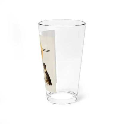 Tempting Fido, Saturday Evening Post cover cover, July 11, 1931 (Magazine Illustration) Pint Glass 16oz - Go Mug Yourself