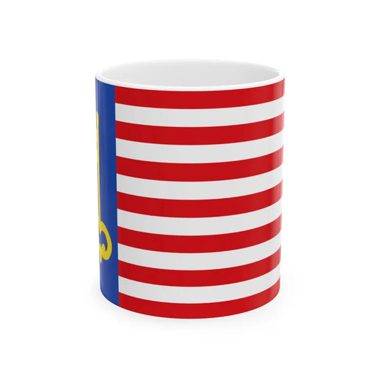 Temse vlag 1971 (Belgium) White Coffee Mug 11oz - Go Mug Yourself
