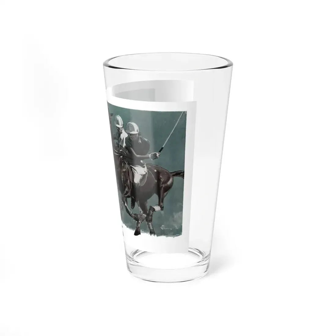 Ten-Goal Lady (1), Cosmopolitan, August 1937 (Magazine Illustration) Pint Glass 16oz - Go Mug Yourself