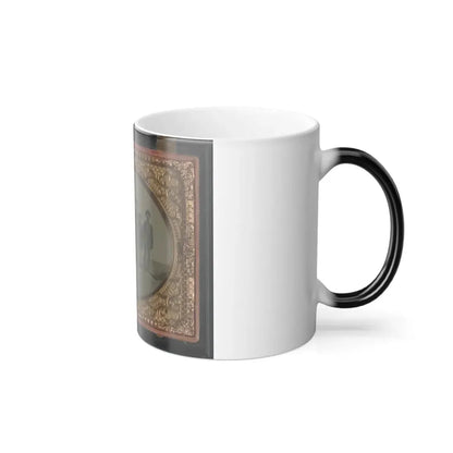 Ten Unidentified Artillery Soldiers in Union Uniforms With Cannon (U.S. Civil War) Color Changing Coffee Mug 11oz - Go Mug Yourself