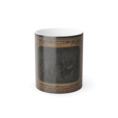 Ten Unidentified Soldiers That Form a Union Regimental Band With Saxhorns and Drums (U.S. Civil War) Color Changing Coffee Mug 11oz-11oz-Go Mug Yourself