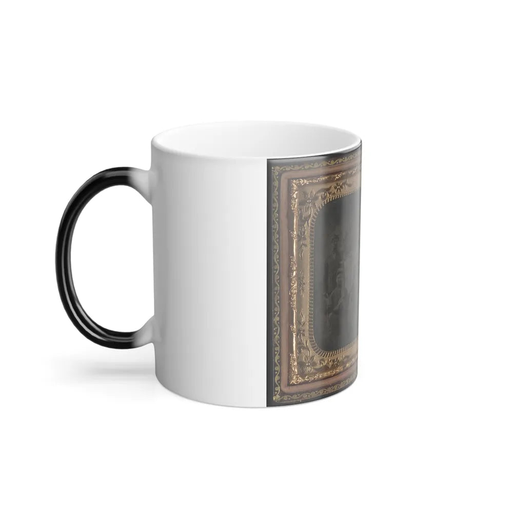 Ten Unidentified Soldiers That Form a Union Regimental Band With Saxhorns and Drums (U.S. Civil War) Color Changing Coffee Mug 11oz-Go Mug Yourself