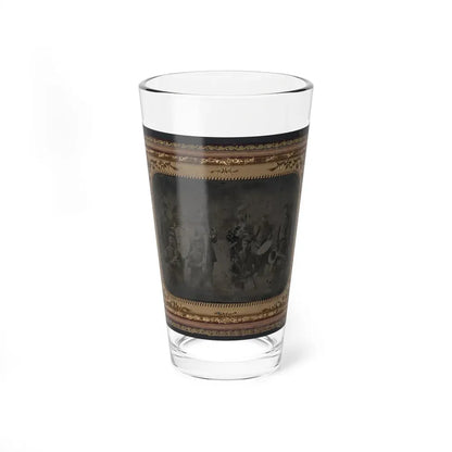 Ten Unidentified Soldiers That Form A Union Regimental Band With Saxhorns And Drums (U.S. Civil War) Pint Glass 16oz 16oz - Go Mug Yourself