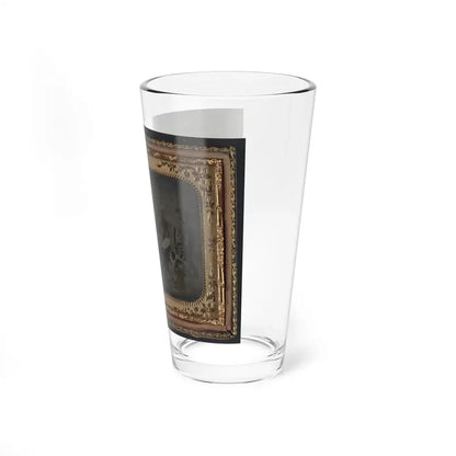 Ten Unidentified Soldiers That Form A Union Regimental Band With Saxhorns And Drums (U.S. Civil War) Pint Glass 16oz - Go Mug Yourself