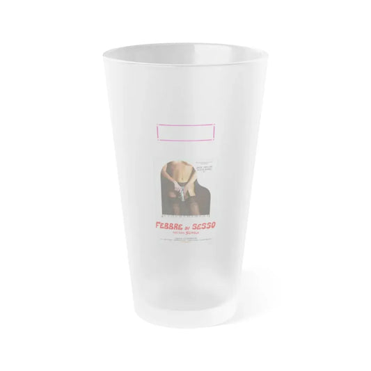 TENDER AND PERVERSE EMANUELLE 1973 Movie Poster - Frosted Pint Glass 16oz Default Title - Go Mug Yourself