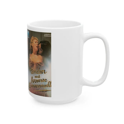 TENDER AND PERVERSE EMMANUELLE (VHS COVER) - White Coffee Mug-Go Mug Yourself