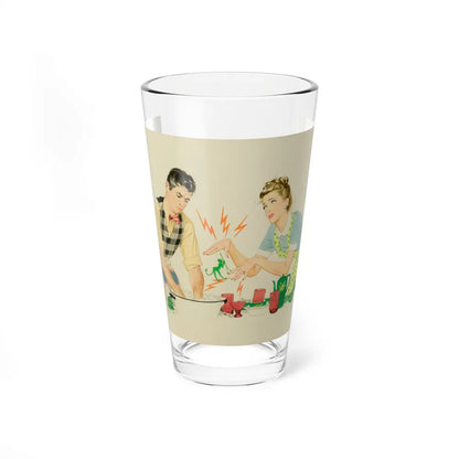 Tender Hands (Magazine Illustration) Pint Glass 16oz-16oz-Go Mug Yourself