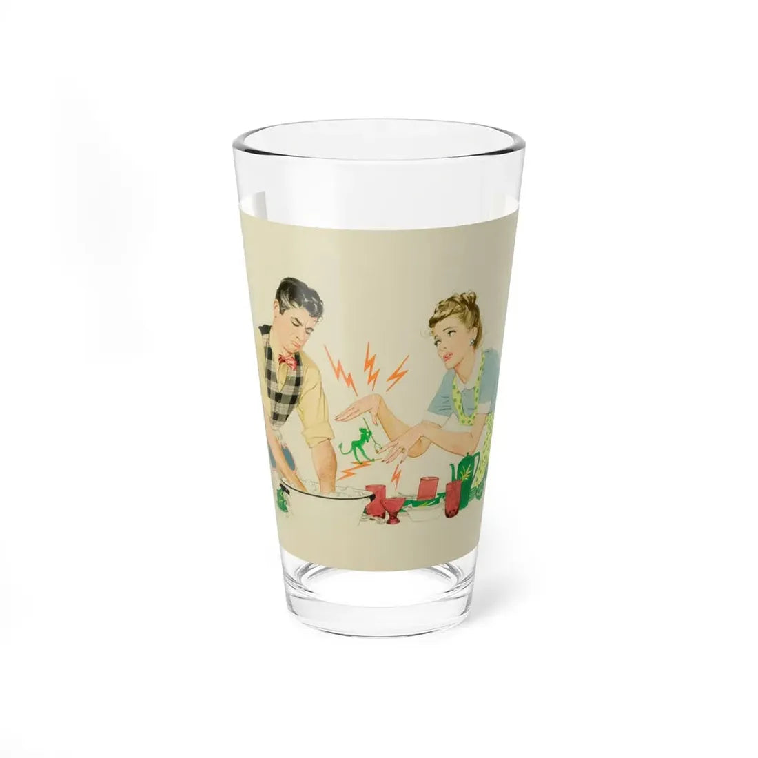 Tender Hands (Magazine Illustration) Pint Glass 16oz 16oz - Go Mug Yourself