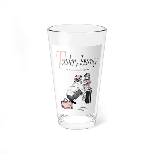 Tender Journey, Redbook, July 1958 (Magazine Illustration) Pint Glass 16oz 16oz - Go Mug Yourself