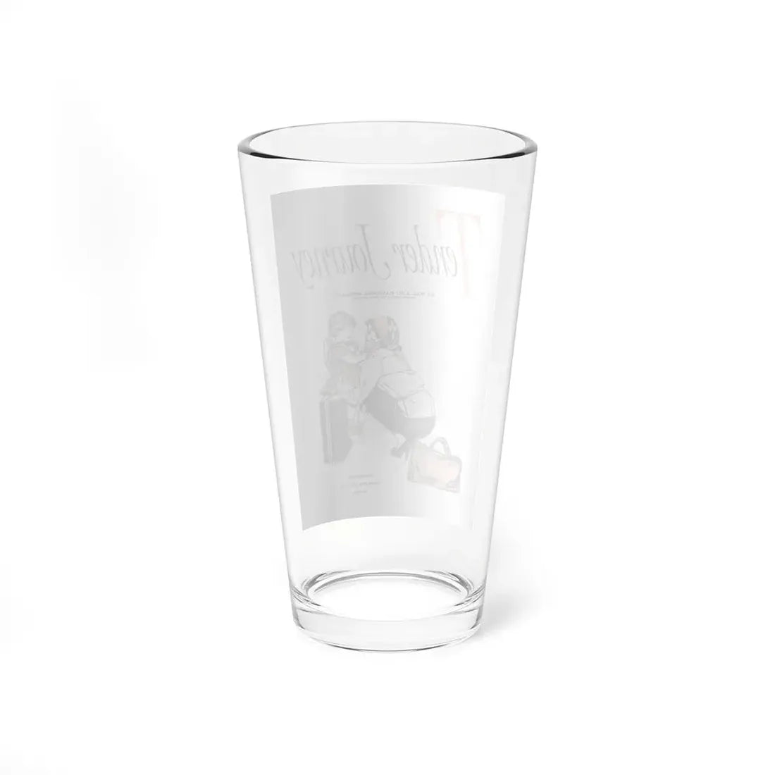 Tender Journey, Redbook, July 1958 (Magazine Illustration) Pint Glass 16oz - Go Mug Yourself