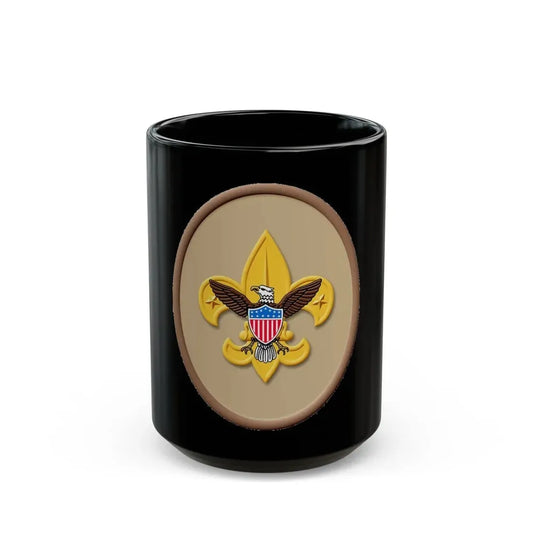 Tenderfoot (Boy Scout Merit Badge) Black Coffee Mug 15oz - Go Mug Yourself