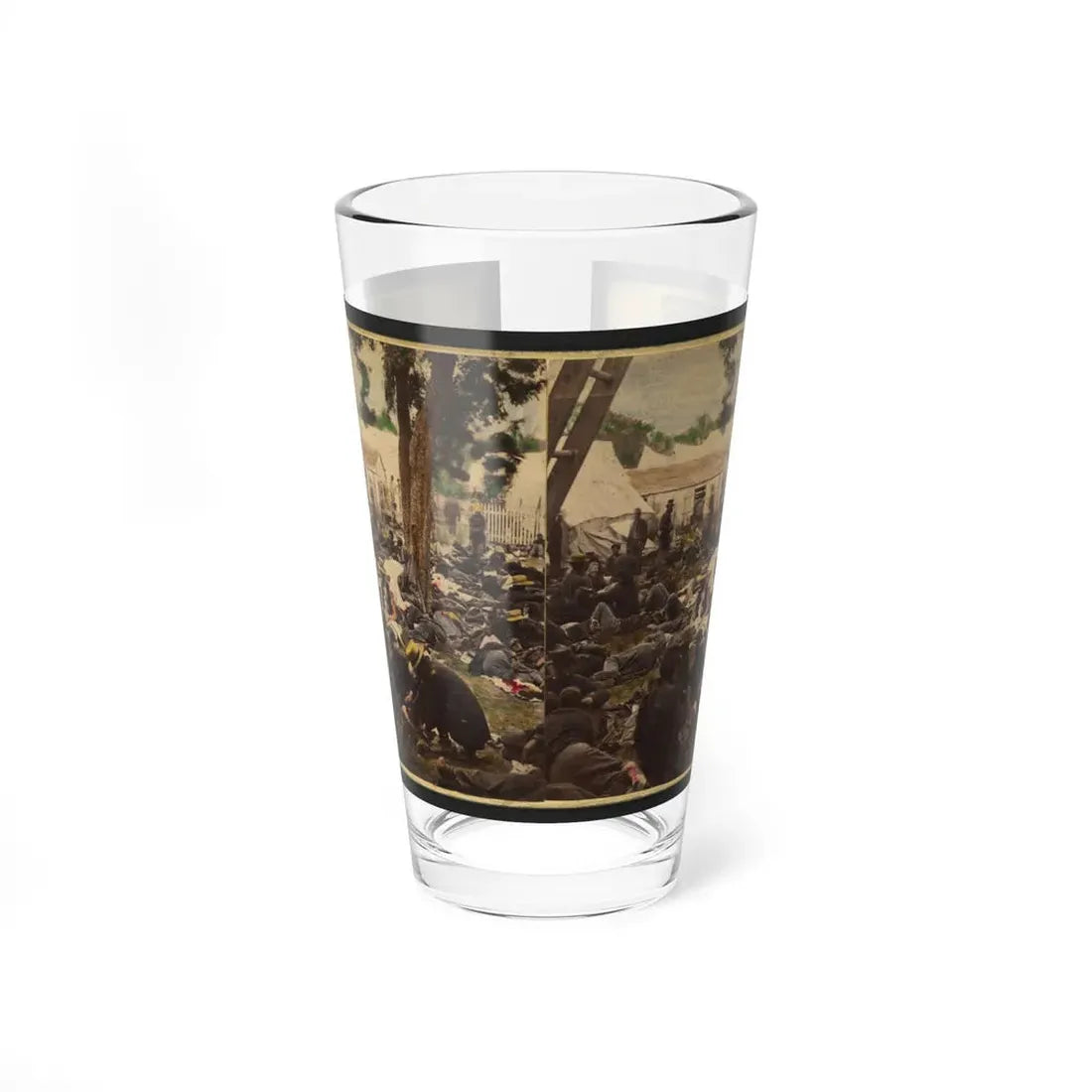 Tending Wounded Union Soldiers At Savage's Station, Virginia, During The Peninsular Campaign (U.S. Civil War) Pint Glass 16oz 16oz - Go Mug Yourself