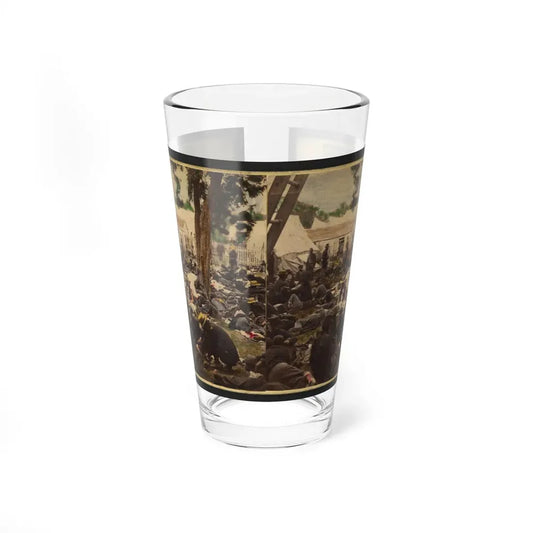 Tending Wounded Union Soldiers At Savage's Station, Virginia, During The Peninsular Campaign (U.S. Civil War) Pint Glass 16oz 16oz - Go Mug Yourself